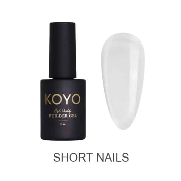 ג'ל בנייה שקוף 15 מ"ל קויו - Short Nails